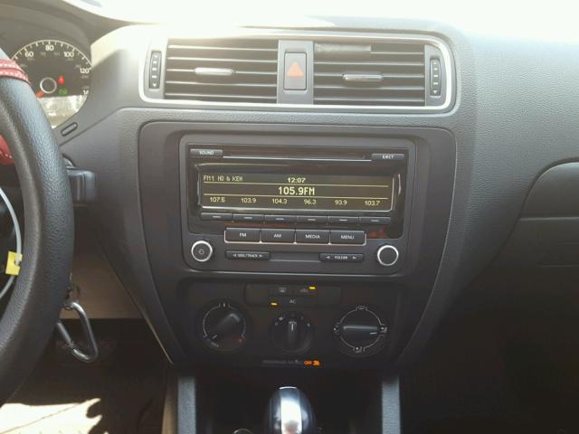 3VW2K7AJ9CM357758 - 2012 VOLKSWAGEN JETTA BASE 黑色 照片 9