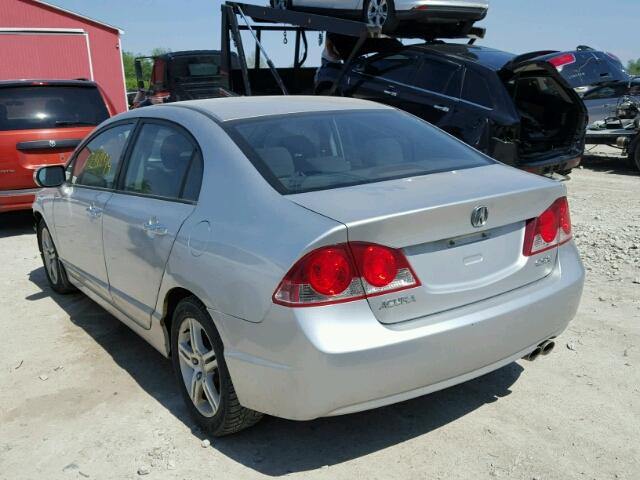2HHFD56586H201192 - 2006 ACURA CSX TOURIN SILVER photo 3