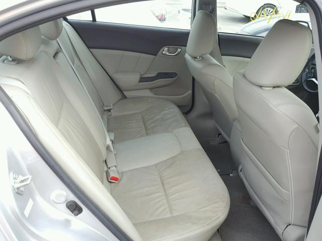2HGFB2F92CH529733 - 2012 HONDA CIVIC EXL SILVER photo 6