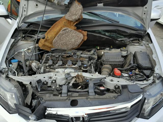 2HGFB2F92CH529733 - 2012 HONDA CIVIC EXL SILVER photo 7