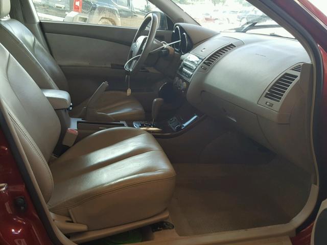 1N4BL11D95C144729 - 2005 NISSAN ALTIMA SE RED photo 5