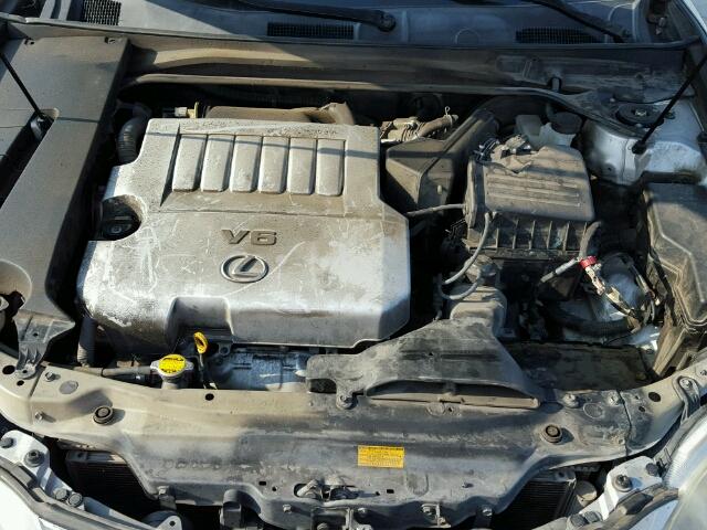 JTHBJ46G972042035 - 2007 LEXUS ES 350 SILVER photo 7