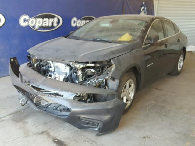 1G1ZB5ST2GF351191 - 2016 CHEVROLET MALIBU LS შავი ფოტო 2