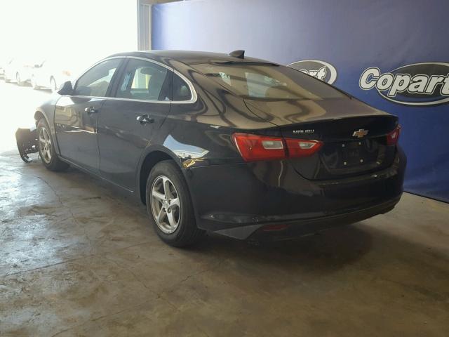 1G1ZB5ST2GF351191 - 2016 CHEVROLET MALIBU LS შავი ფოტო 3