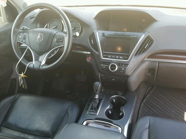 5FRYD4H82FB012782 - 2015 ACURA MDX ADVANC BLACK photo 9