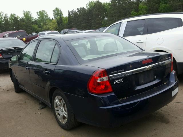 1G1ZS51816F158428 - 2006 CHEVROLET MALIBU LS BLUE photo 3