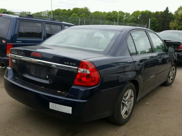 1G1ZS51816F158428 - 2006 CHEVROLET MALIBU LS BLUE photo 4