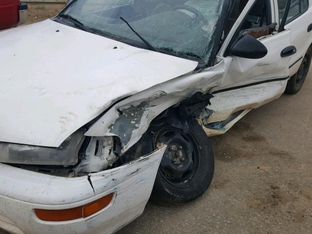 1Y1SK5262TZ066448 - 1996 GEO PRIZM BASE WHITE photo 9