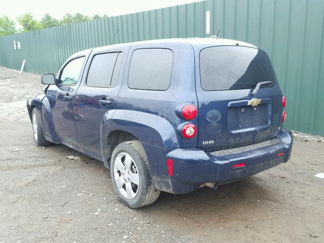 3GNCA13D78S706277 - 2008 CHEVROLET HHR LS BLUE photo 3