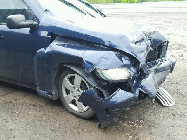 3GNCA13D78S706277 - 2008 CHEVROLET HHR LS BLUE photo 9