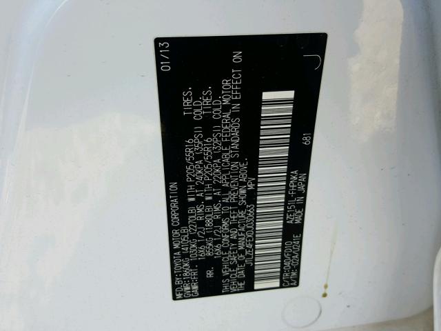 JTLZE4FEXDJ030663 - 2013 TOYOTA SCION XB Weiß Foto 10