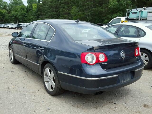 WVWAK73C07P165626 - 2007 VOLKSWAGEN PASSAT BLUE photo 3