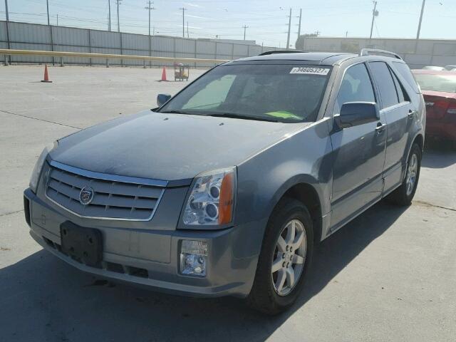 1GYEE637080123631 - 2008 CADILLAC SRX GRAY photo 2