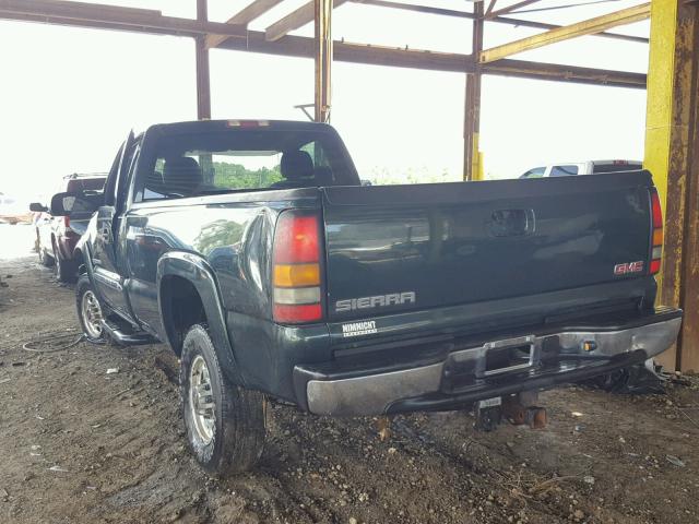 1GTHC24U74E333324 - 2004 GMC SIERRA C25 GREEN photo 3