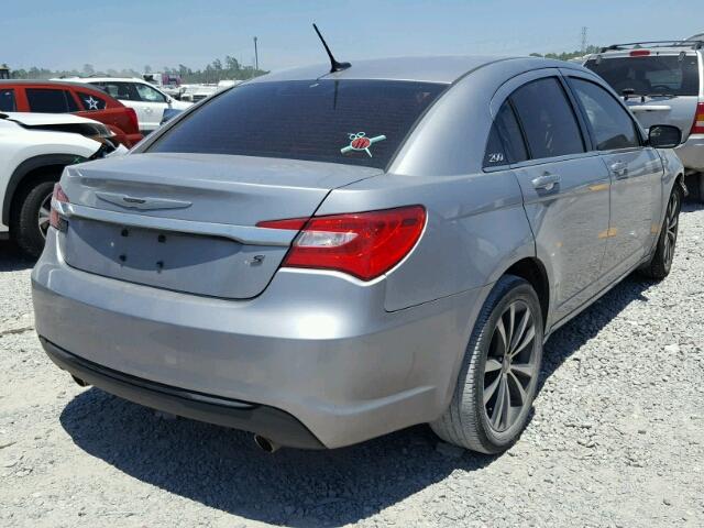 1C3CCBBG0EN150067 - 2014 CHRYSLER 200 TOURIN GRAY photo 4