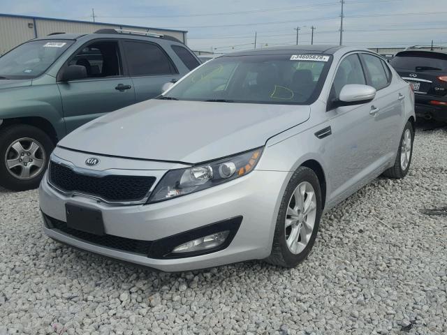 5XXGN4A79DG168453 - 2013 KIA OPTIMA EX SILVER photo 2