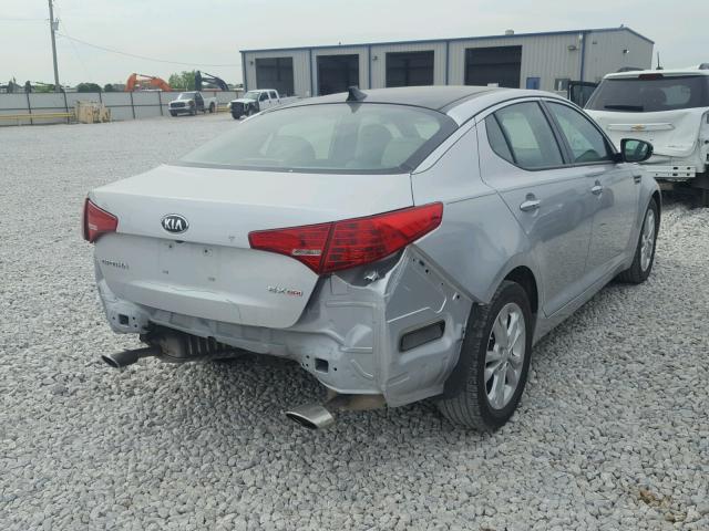 5XXGN4A79DG168453 - 2013 KIA OPTIMA EX SILVER photo 4