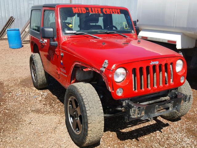 1J4AA2D15BL584391 - 2011 JEEP WRANGLER S RED photo 1