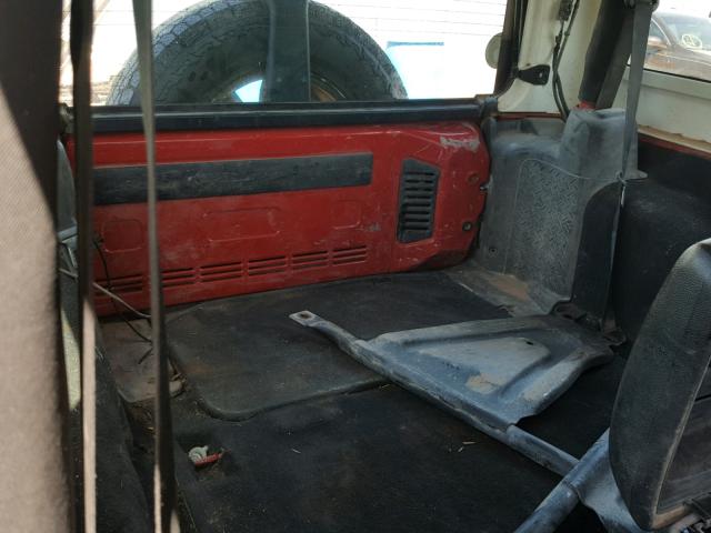 1J4AA2D15BL584391 - 2011 JEEP WRANGLER S RED photo 6