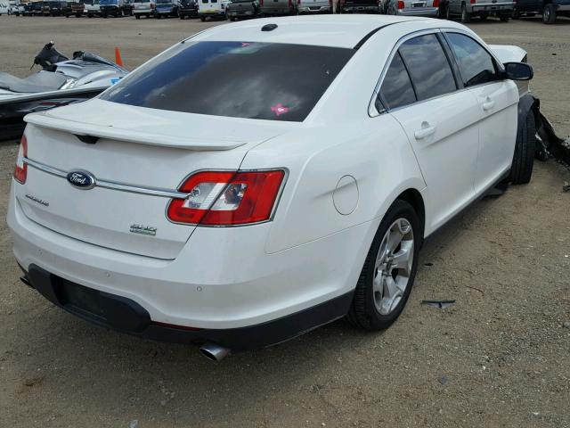 1FAHP2KT1BG185080 - 2011 FORD TAURUS SHO WHITE photo 4