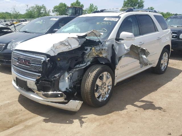 1GKKVTKD6FJ102308 - 2015 GMC ACADIA DEN WHITE photo 2