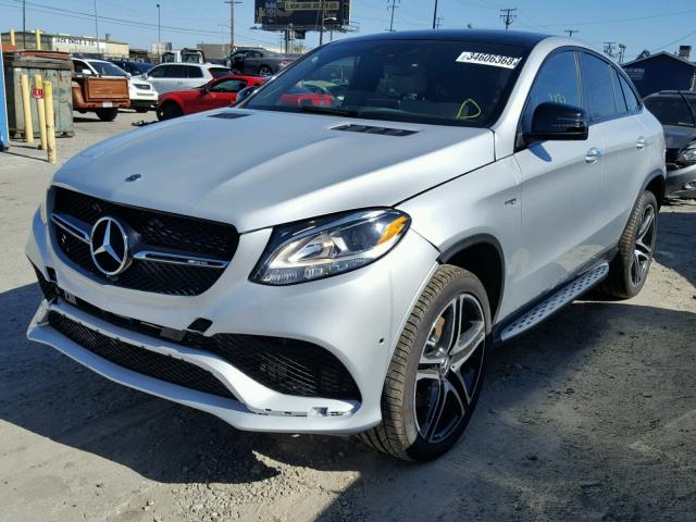 4JGED6EB9JA098217 - 2018 MERCEDES-BENZ GLE COUPE SILVER photo 2