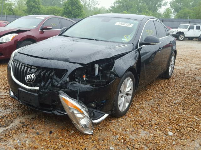 2G4GK5EX2F9279442 - 2015 BUICK REGAL BLACK photo 2