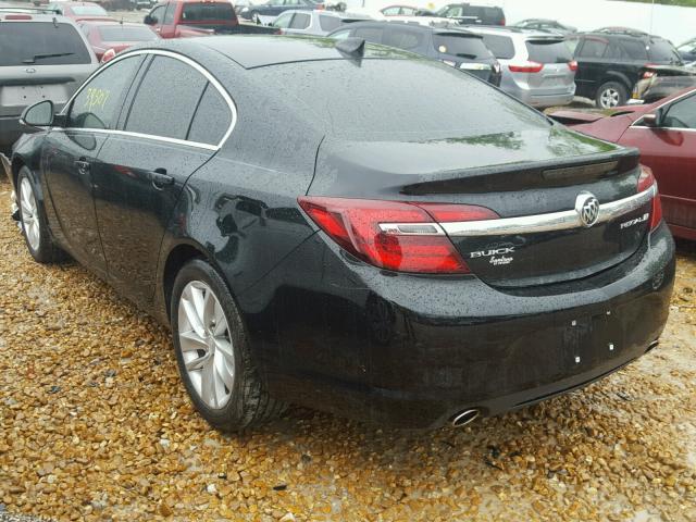 2G4GK5EX2F9279442 - 2015 BUICK REGAL BLACK photo 3
