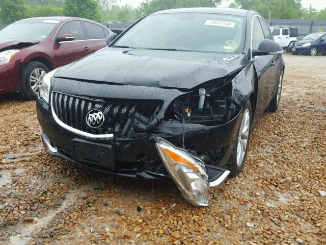 2G4GK5EX2F9279442 - 2015 BUICK REGAL BLACK photo 9