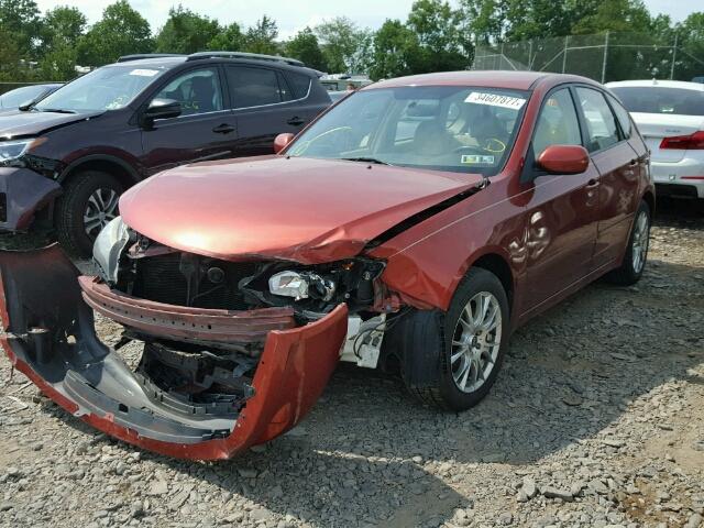 JF1GH61689H818688 - 2009 SUBARU IMPREZA 2. RED photo 2