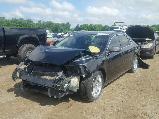 1G1ZB5E1XBF290594 - 2011 CHEVROLET MALIBU LS BLACK photo 2