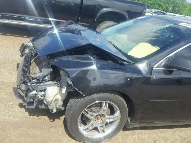 1G1ZB5E1XBF290594 - 2011 CHEVROLET MALIBU LS BLACK photo 9