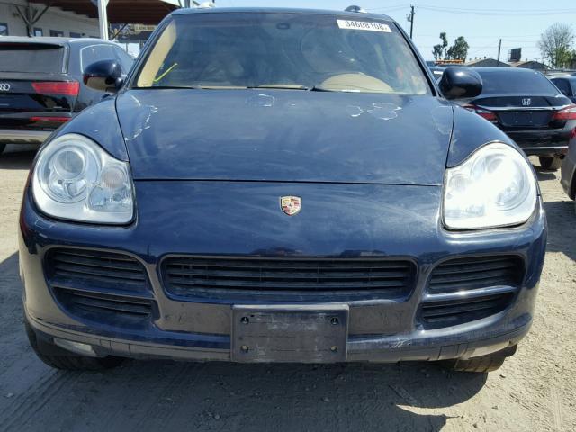 WP1AB29P96LA62223 - 2006 PORSCHE CAYENNE S BLUE photo 9