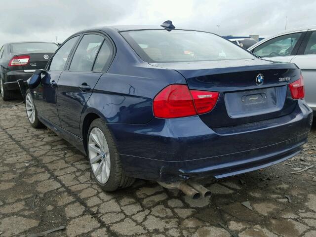 WBAPK5C52BA653937 - 2011 BMW 328 XI SUL BLUE photo 3