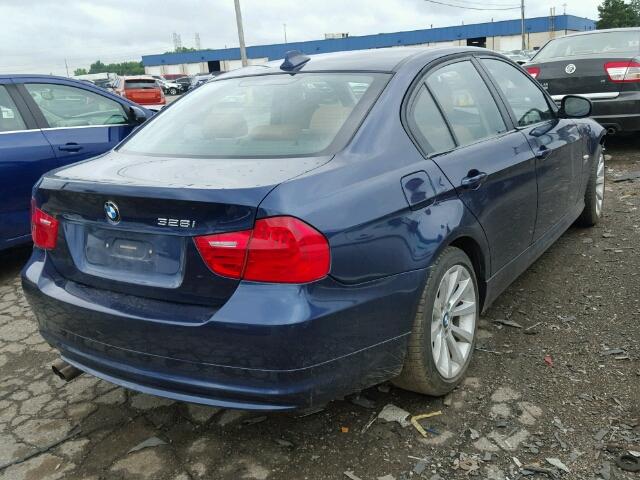 WBAPK5C52BA653937 - 2011 BMW 328 XI SUL BLUE photo 4