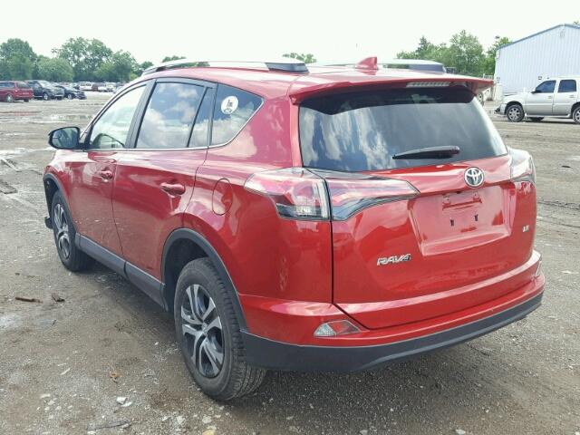 JTMZFREV1HJ119695 - 2017 TOYOTA RAV4 LE MAROON photo 3