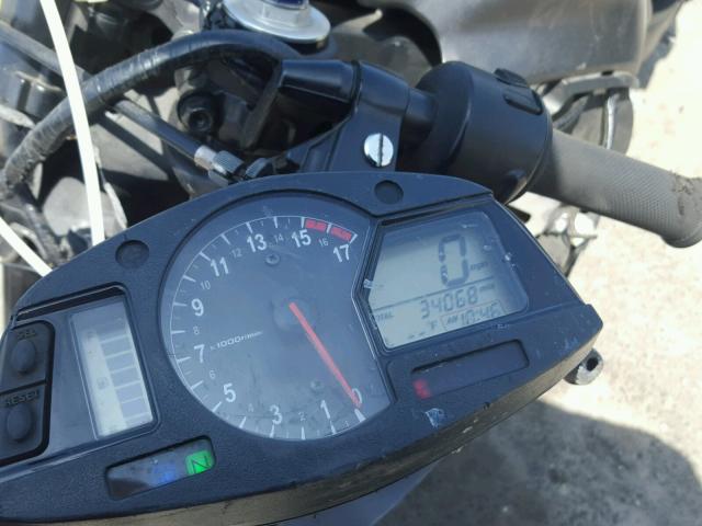 JH2PC40698M100370 - 2008 HONDA CBR600 RR BLACK photo 8