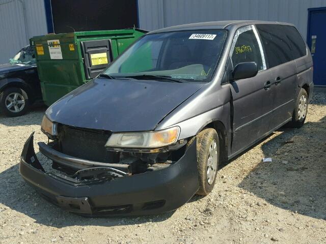 2HKRL1853YH607982 - 2000 HONDA ODYSSEY GRAY photo 2