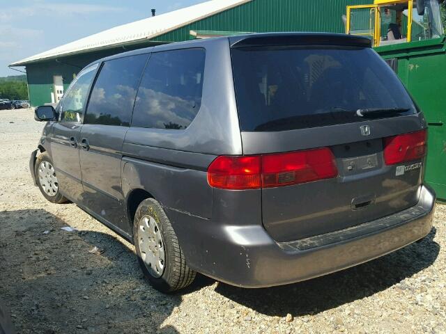 2HKRL1853YH607982 - 2000 HONDA ODYSSEY GRAY photo 3