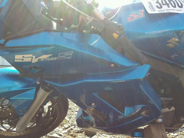 JS1VP53A562101352 - 2006 SUZUKI SV650 BLUE photo 9