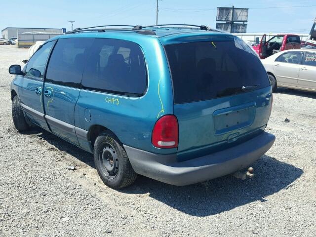 2C4GJ44G8YR732260 - 2000 CHRYSLER GRAND VOYA Yaşıl foto 3