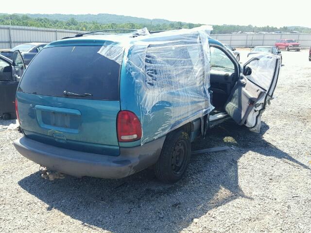 2C4GJ44G8YR732260 - 2000 CHRYSLER GRAND VOYA Yaşıl foto 4