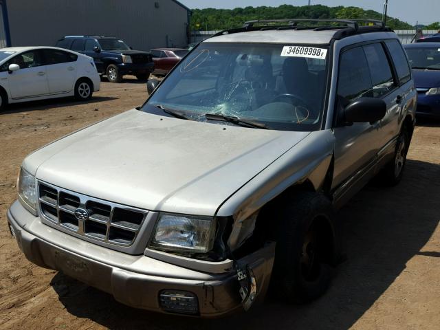 JF1SF655XYH726806 - 2000 SUBARU FORESTER S SILVER photo 2