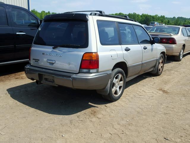 JF1SF655XYH726806 - 2000 SUBARU FORESTER S SILVER photo 4