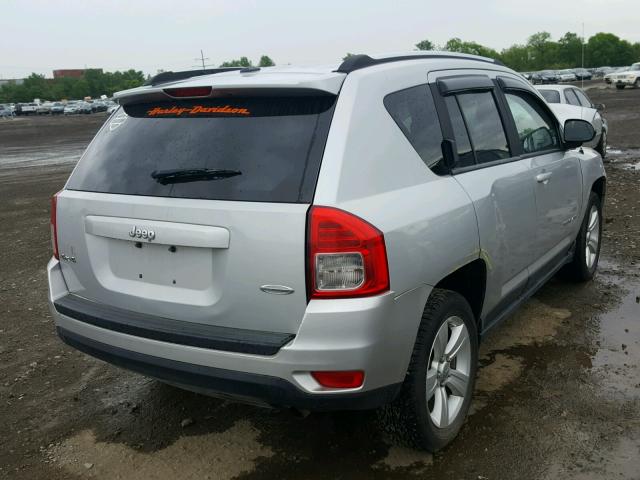 1J4NF1FB8BD136479 - 2011 JEEP COMPASS SP SILVER photo 4