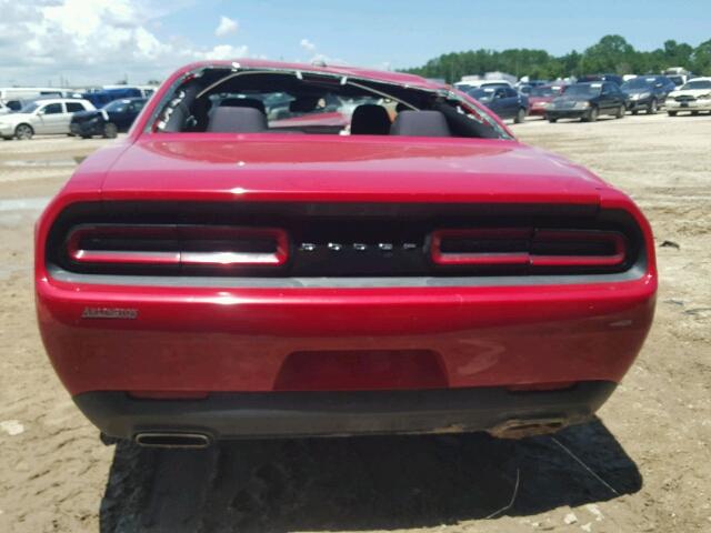 2C3CDZAGXFH760978 - 2015 DODGE CHALLENGER RED photo 10