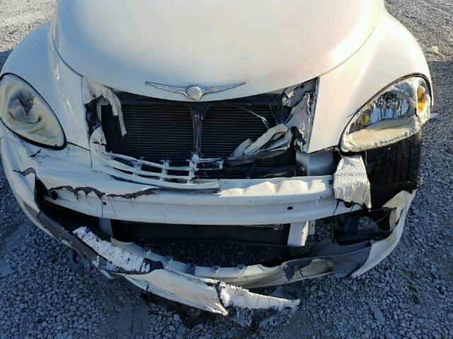 3C4FY58B75T640805 - 2005 CHRYSLER PT CRUISER WHITE photo 9