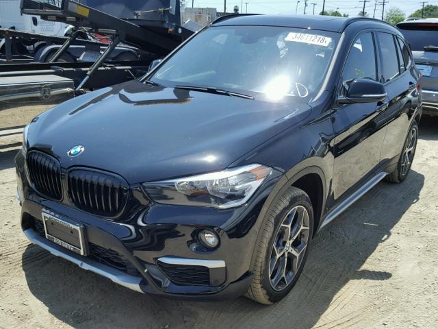 WBXHU7C35H5H37799 - 2017 BMW X1 SDRIVE2 BLACK photo 2