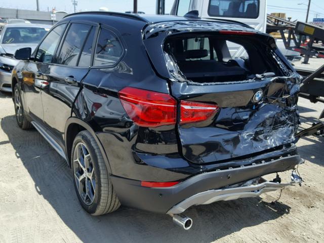 WBXHU7C35H5H37799 - 2017 BMW X1 SDRIVE2 BLACK photo 3