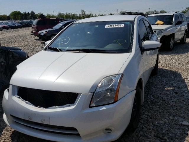 3N1AB6APXBL701747 - 2011 NISSAN SENTRA 2.0 WHITE photo 2